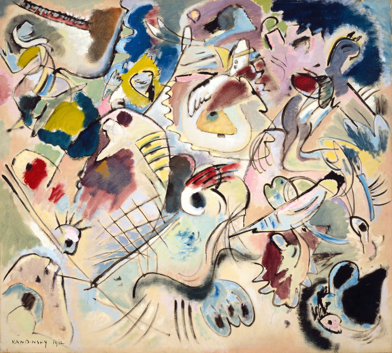 رسم 160 أ ، 1912 بواسطة فاسيلي كاندينسكي