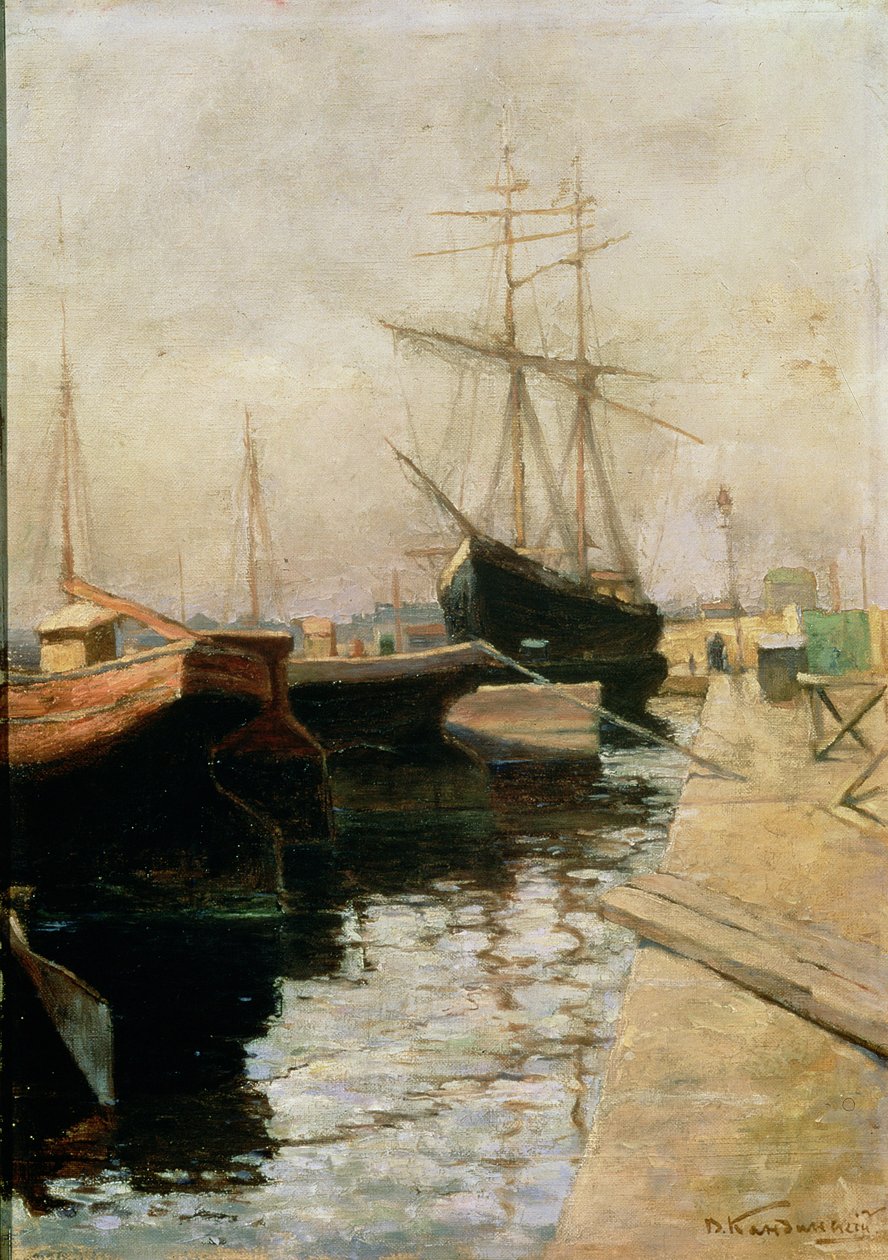 ميناء أوديسا ، 1900 بواسطة فاسيلي كاندينسكي