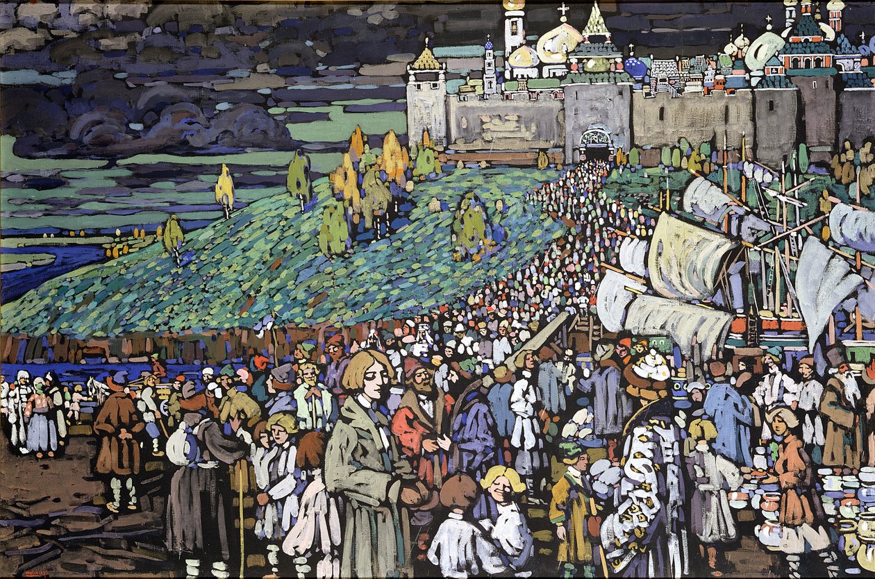 Arrival of the Merchants بواسطة فاسيلي كاندينسكي