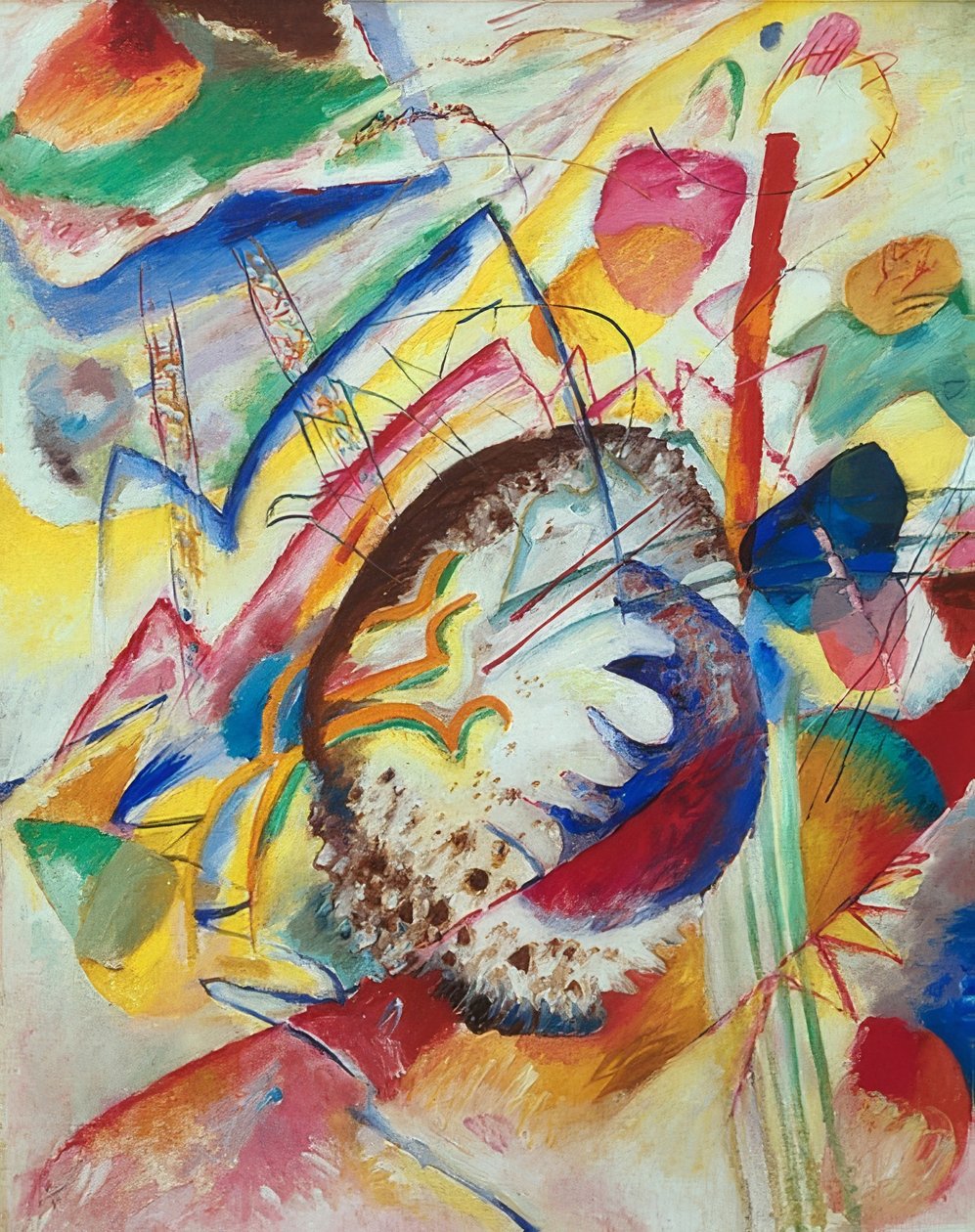 دراسة عظيمة. 1914 بواسطة فاسيلي كاندينسكي
