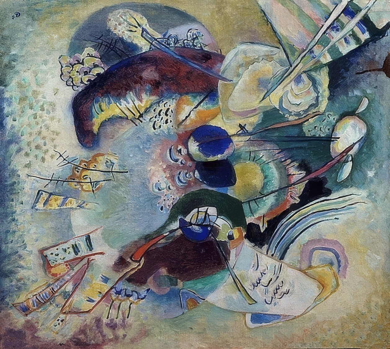 تكوين. 1916 بواسطة فاسيلي كاندينسكي