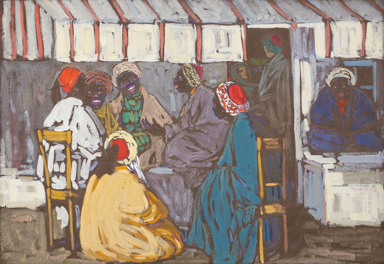 مورين كافيه ، 1905. بواسطة فاسيلي كاندينسكي