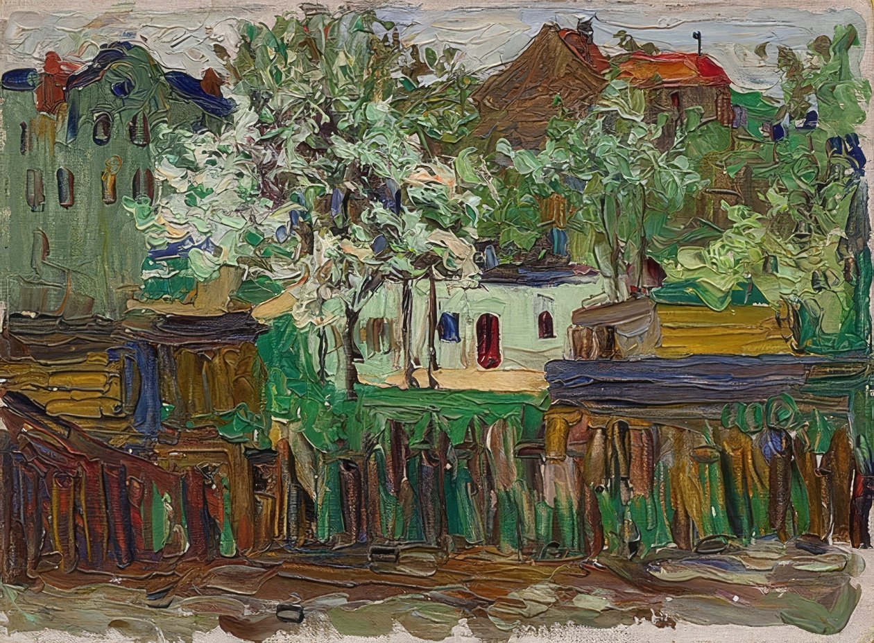 ميونيخ. حوالي 1901-02 بواسطة فاسيلي كاندينسكي
