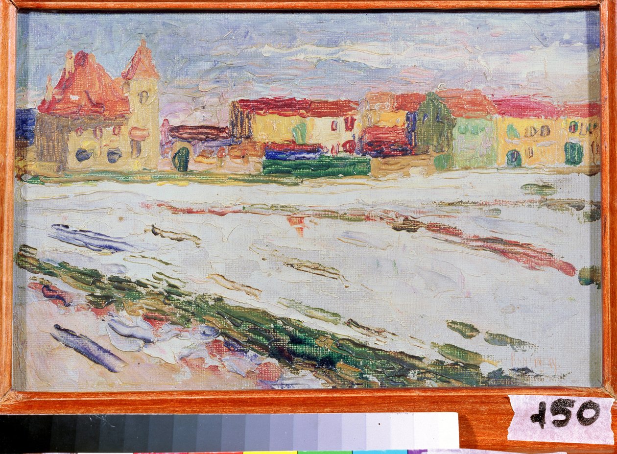 ميونخ (ألماني) (ميونخ). Peinture de Vassily Kandinsky (ou Wassily Kandinski ou Kandinskij بواسطة فاسيلي كاندينسكي