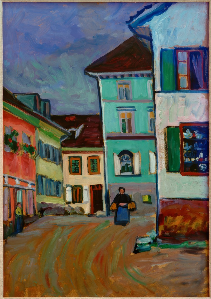 Murnau - Johannisstrasse بواسطة فاسيلي كاندينسكي
