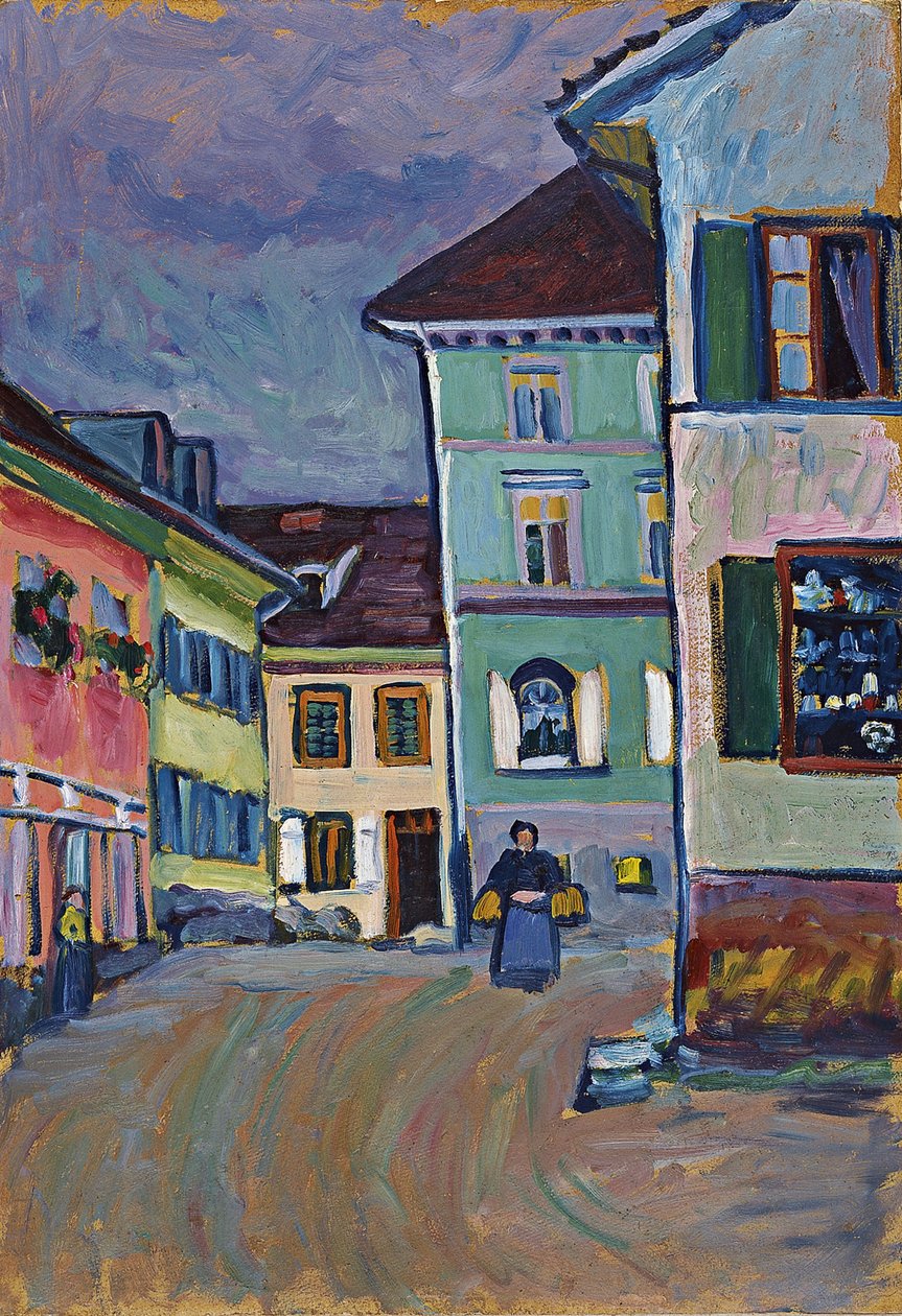 مورناو. Johannisstrasse ، 1908 بواسطة فاسيلي كاندينسكي