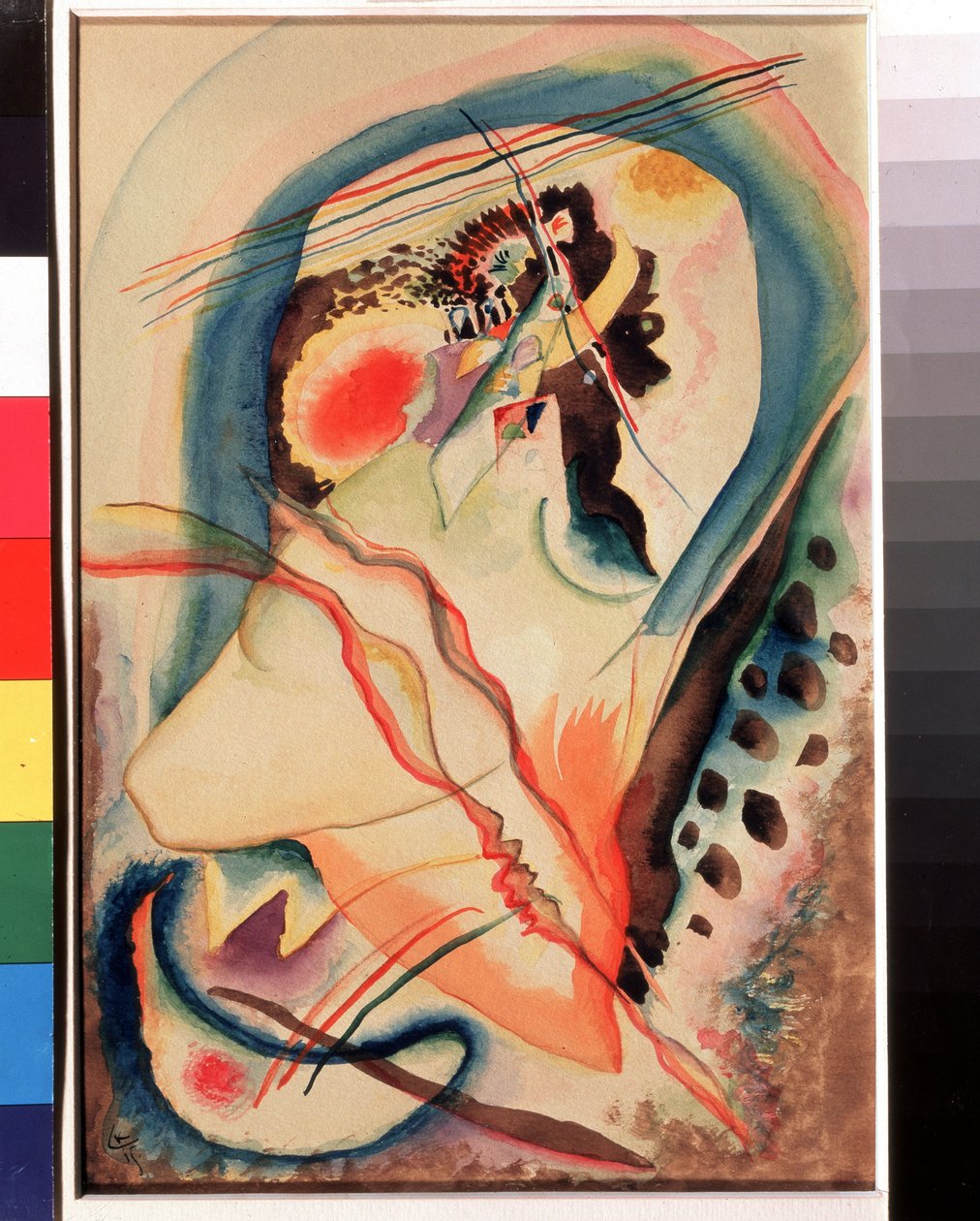 الرسام كرمة (تلوين النقاط). Ouverre de Wassily Kandinsky (Au Wassily Kandinsky au Kandinskyz بواسطة فاسيلي كاندينسكي