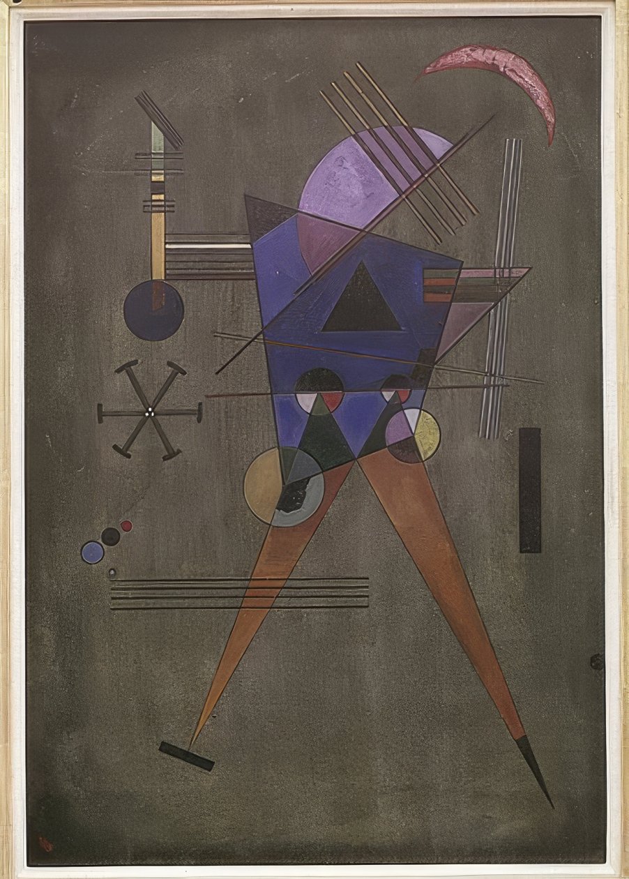 مثلث أسود. 1925 بواسطة فاسيلي كاندينسكي