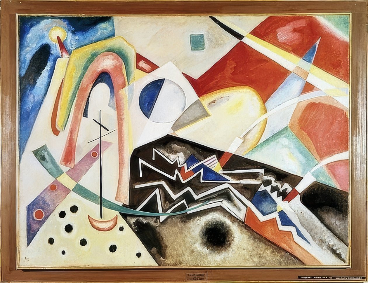 متعرج أبيض. 1922 بواسطة فاسيلي كاندينسكي
