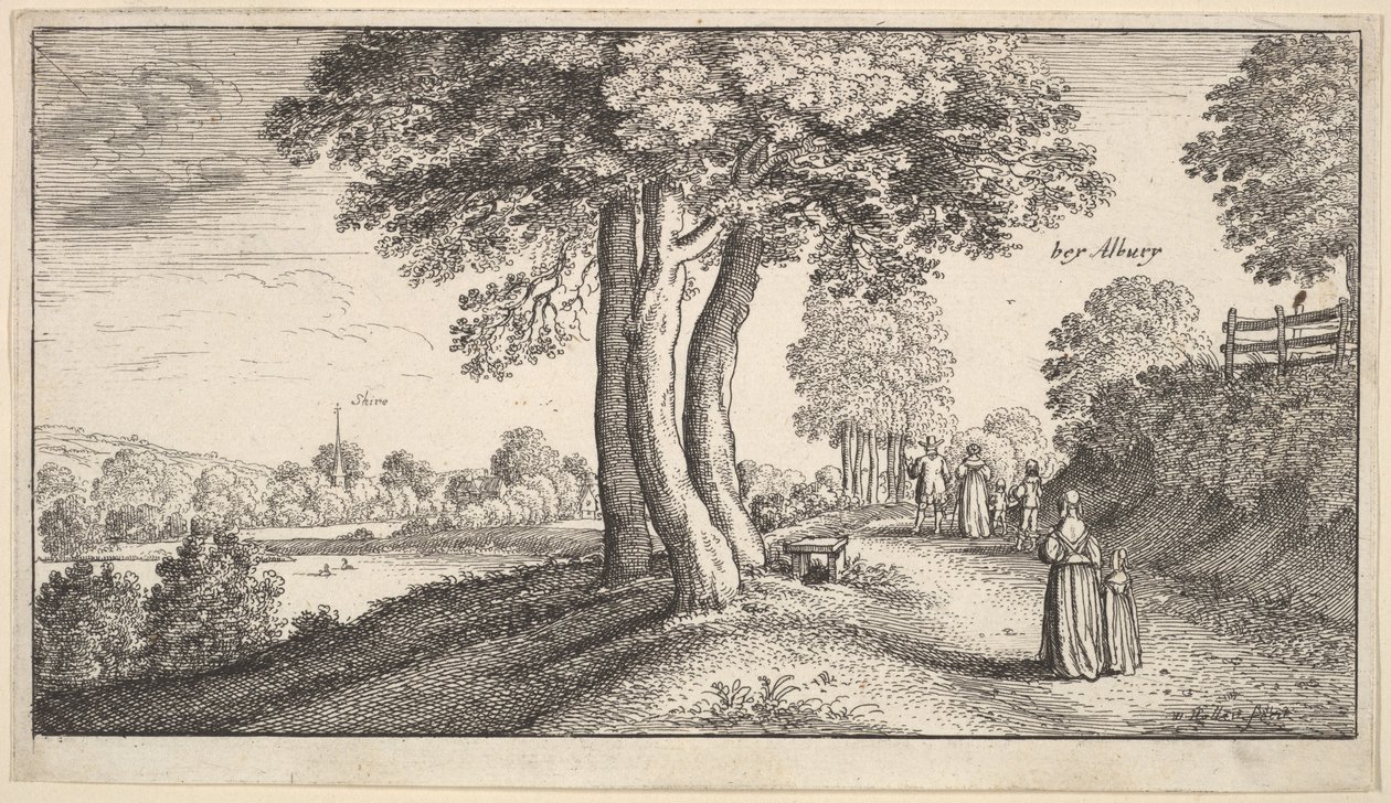 ألبوري ، 1625-1677. بواسطة وينسلوس هولار