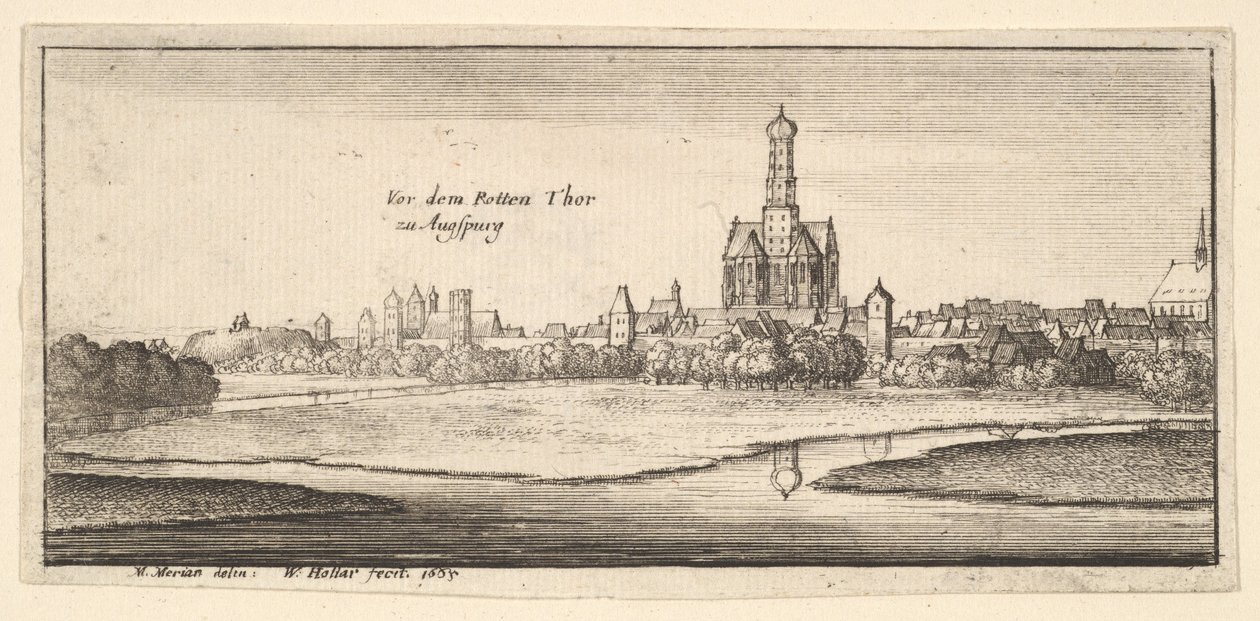 أوغسبورغ ، 1665. بواسطة وينسلوس هولار