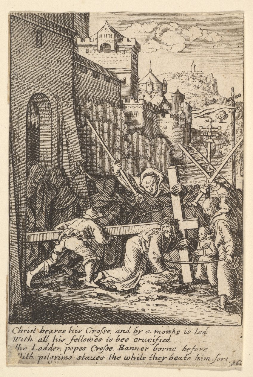 حمل الصليب ، 1625-777. بواسطة وينسلوس هولار