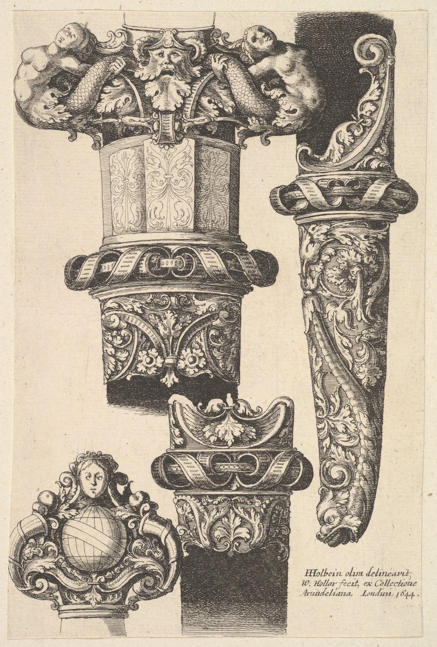 Daggars and scabbards، 1625-1677. بواسطة وينسلوس هولار