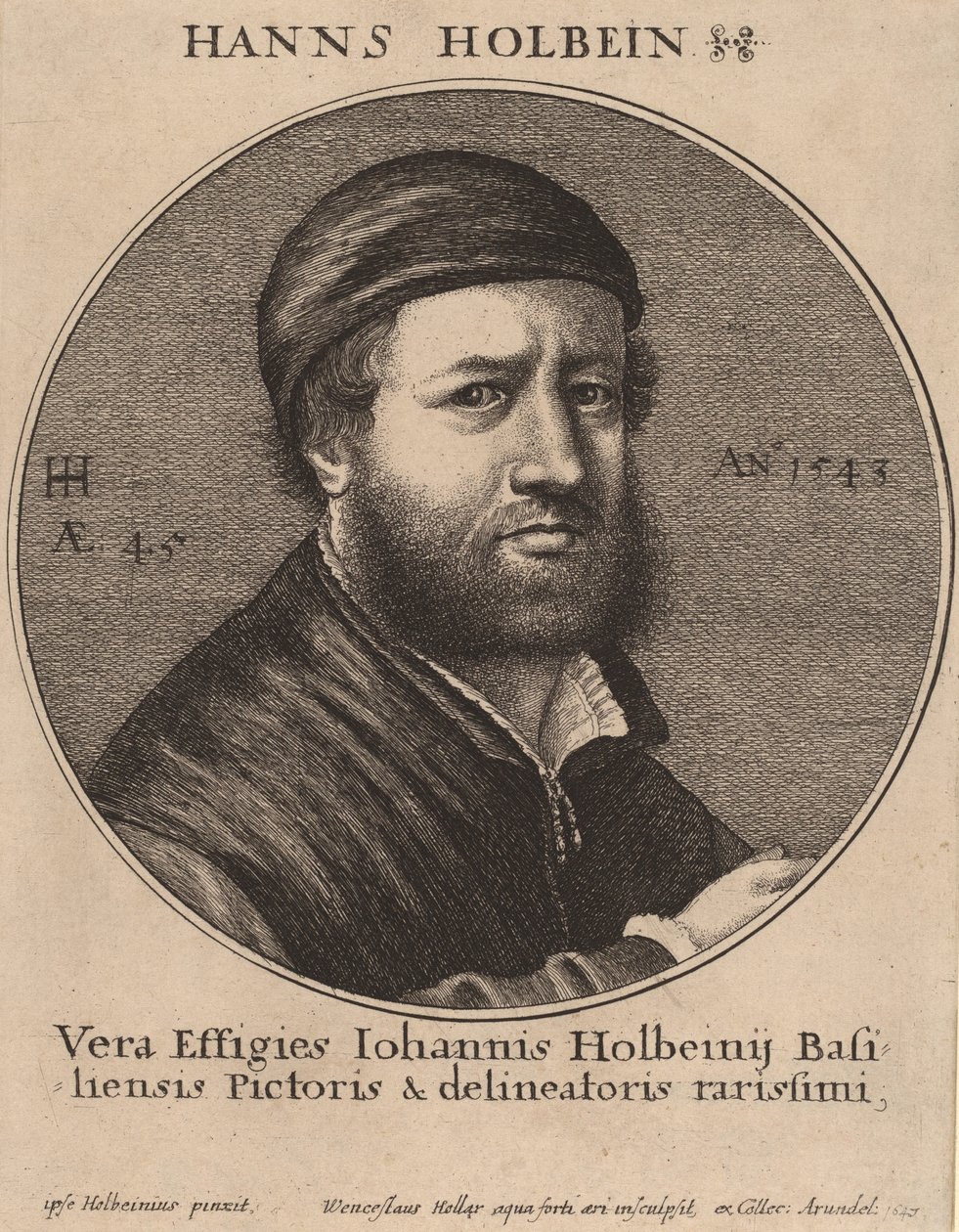 هانز هولبين الأصغر 1647. بواسطة وينسلوس هولار