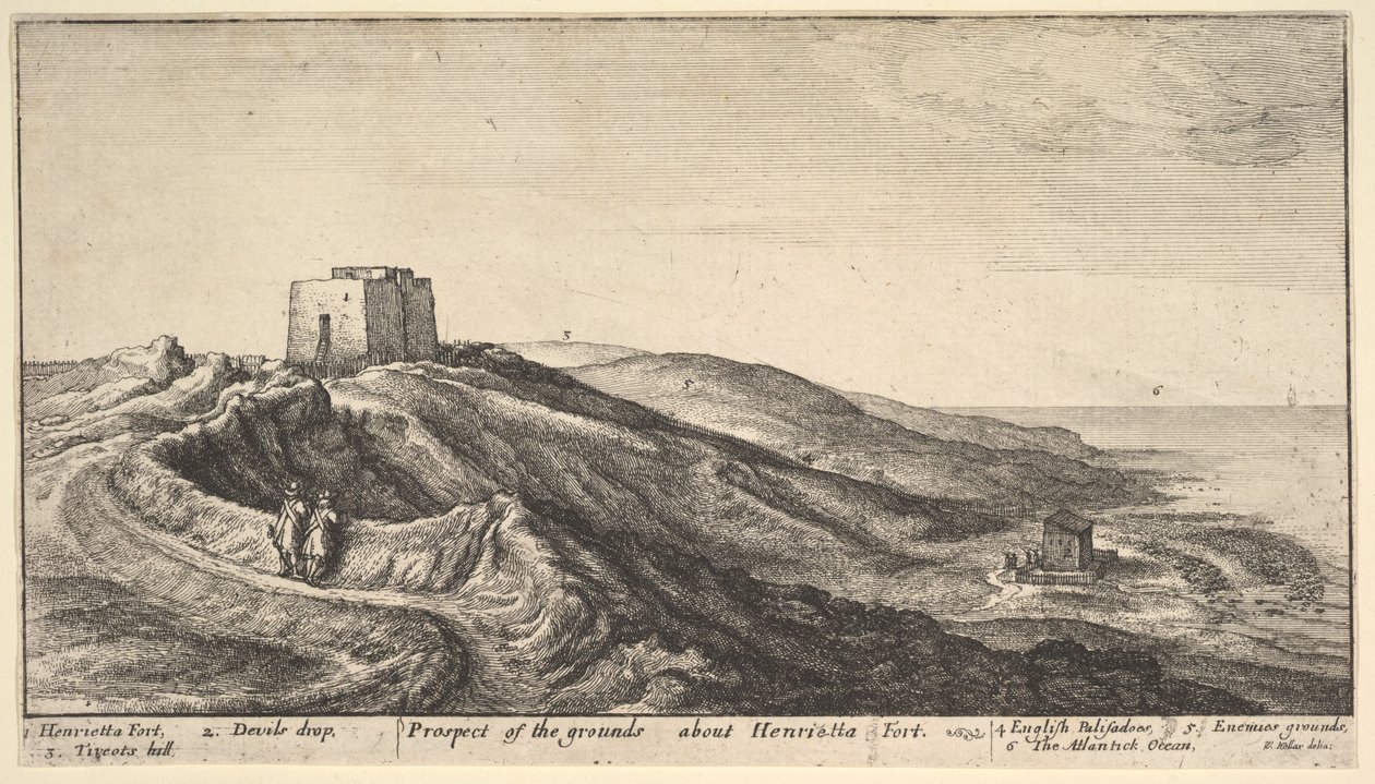 حصن هنرييتا ، كاليفورنيا. 1670. بواسطة وينسلوس هولار