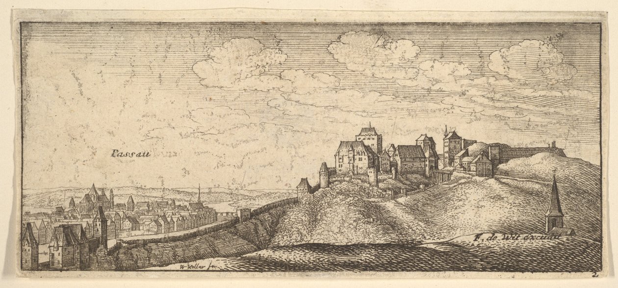 باساو ، 1652-777. بواسطة وينسلوس هولار