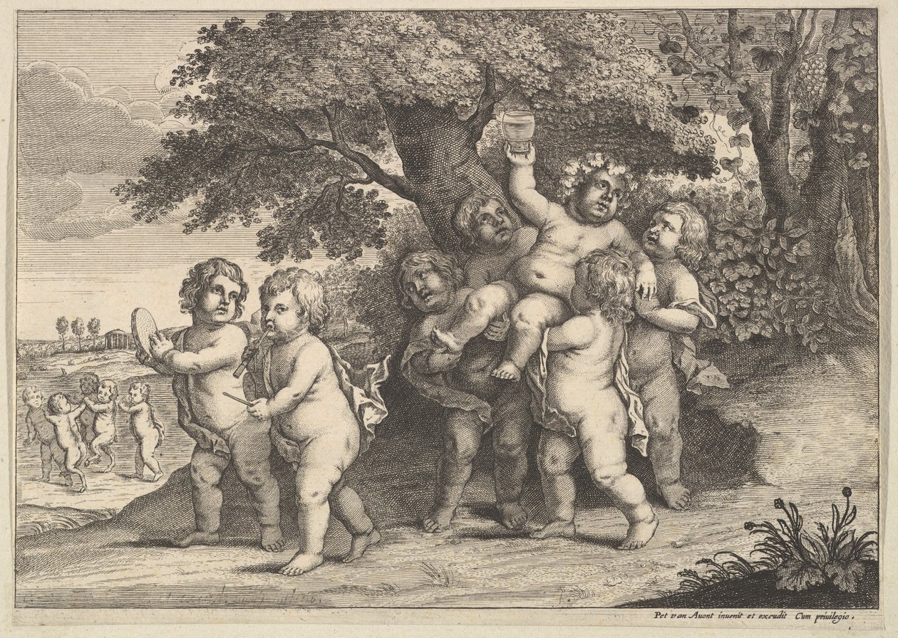 سبعة أولاد ، 1625-1677. بواسطة وينسلوس هولار