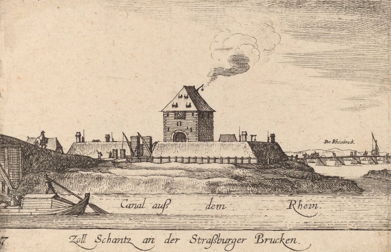 ستراسبورغ: The Toll House ، 1635. بواسطة وينسلوس هولار