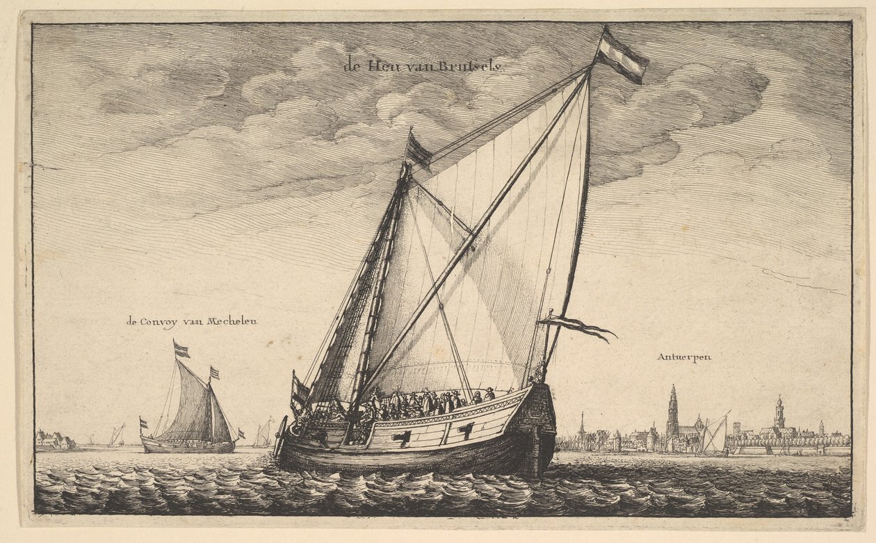 حزمة بروكسل ، 1625-1677. بواسطة وينسلوس هولار