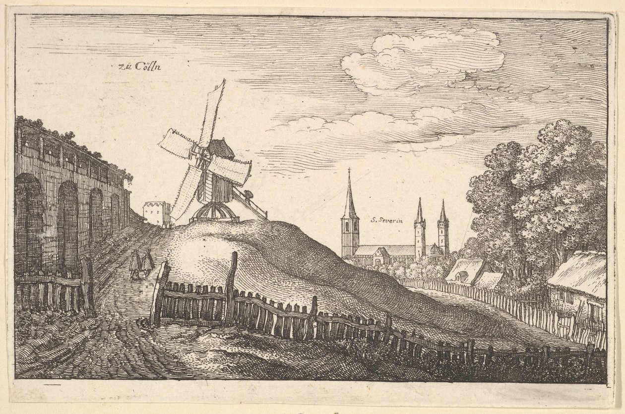 زو كولن كولونيا ، 1643. بواسطة وينسلوس هولار