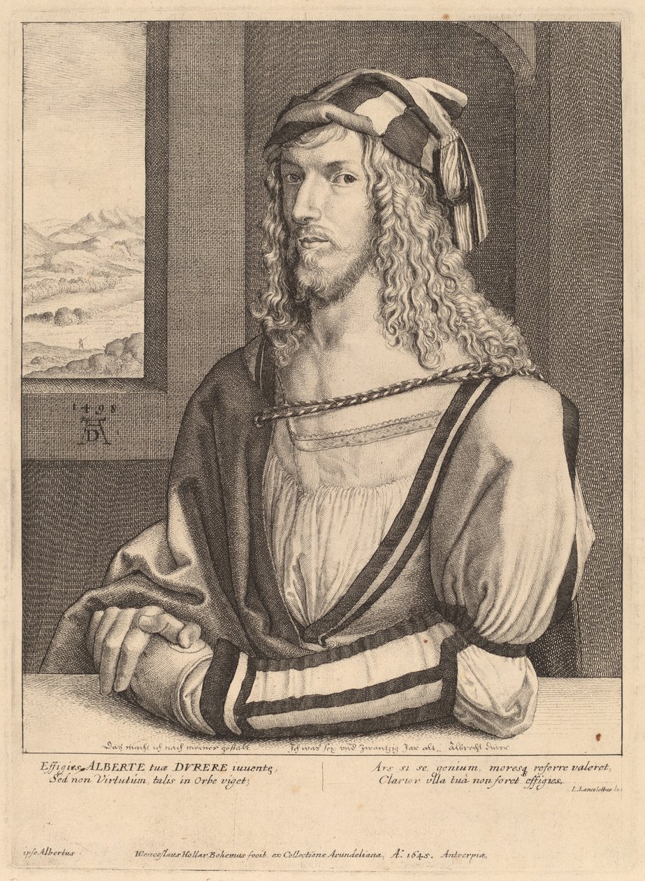 ألبريشت دورر بواسطة Wenceslaus Hollar بعد Albrecht Dürer