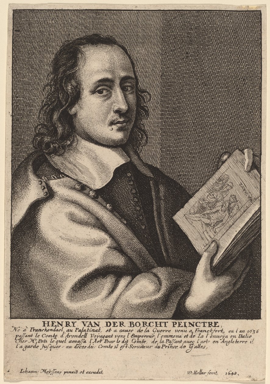 هنري فان دير بورشت ، رسام بواسطة Wenceslaus Hollar بعد Joannes Meyssens