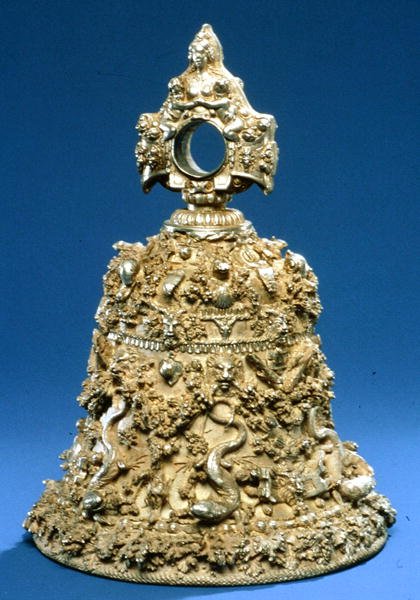Handbell ، c.1555 (ذهبي وفضي) بواسطة Wenceslaus I Jamnitzer
