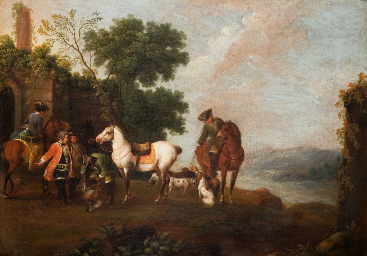 صيد الغزلان 1760. بواسطة Wenzel Ignaz Prasch