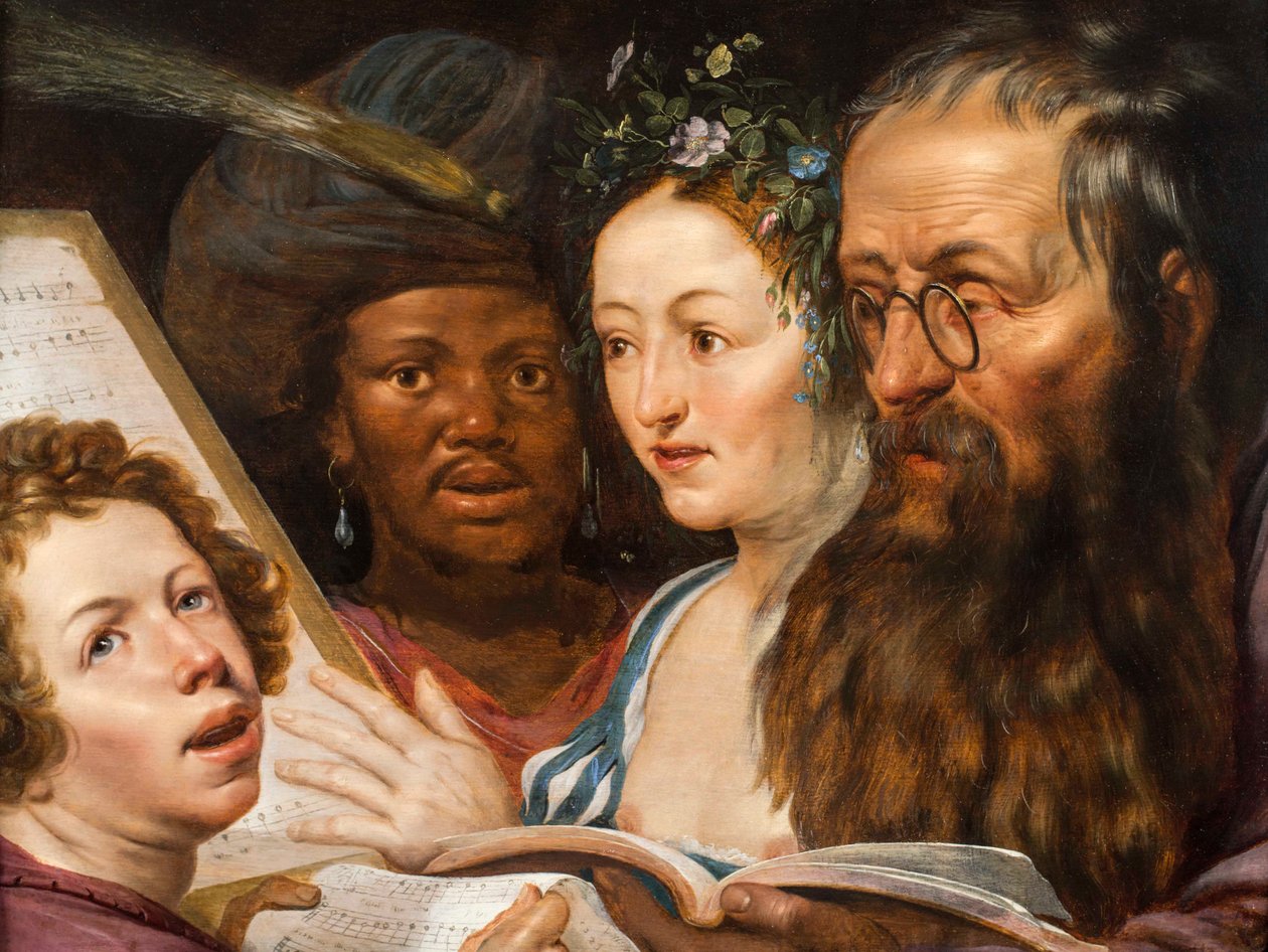 رمزي للموسيقى ، 1625 بواسطة Werner Jacobsz van den Valckert
