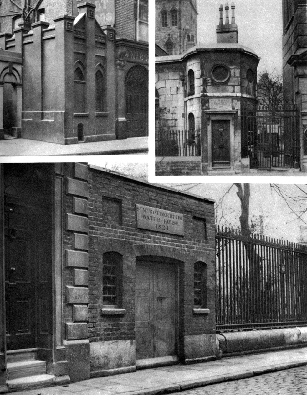 ثلاث مقابر حراسة ، لندن ، 1926-1927 بواسطة وهيفين