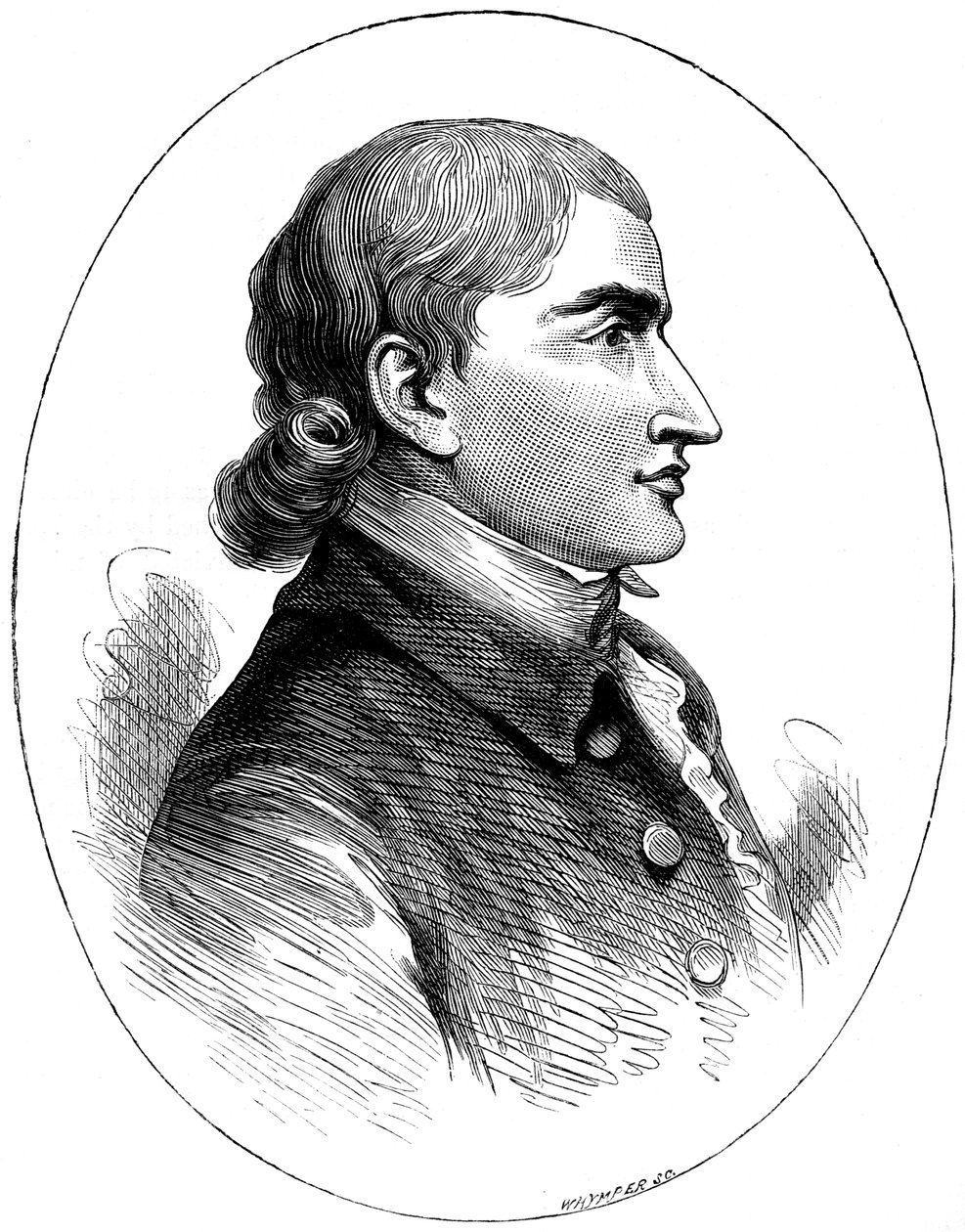 جون جاي ، رجل دولة أمريكي ، من مطبوعة نُشرت عام 1783 ، c1880. بواسطة همسة
