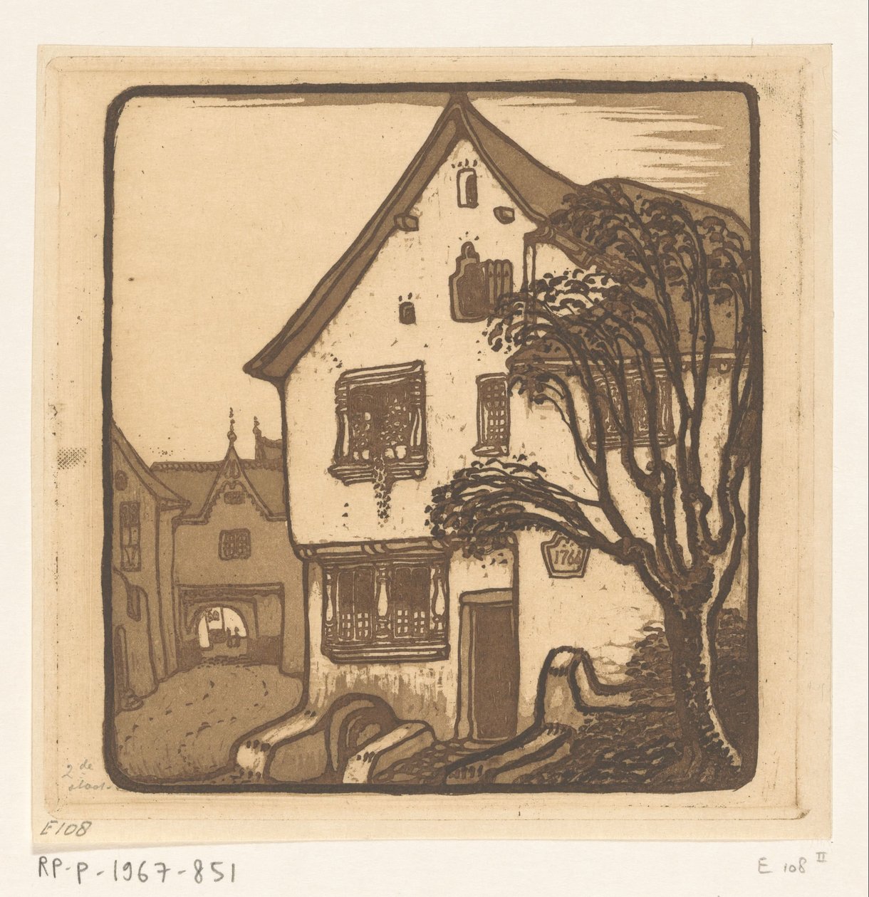 شارع في بلدة على نهر موسيل On the Moselle (العنوان الأصلي) بواسطة Wijnand Otto Jan Nieuwenkamp