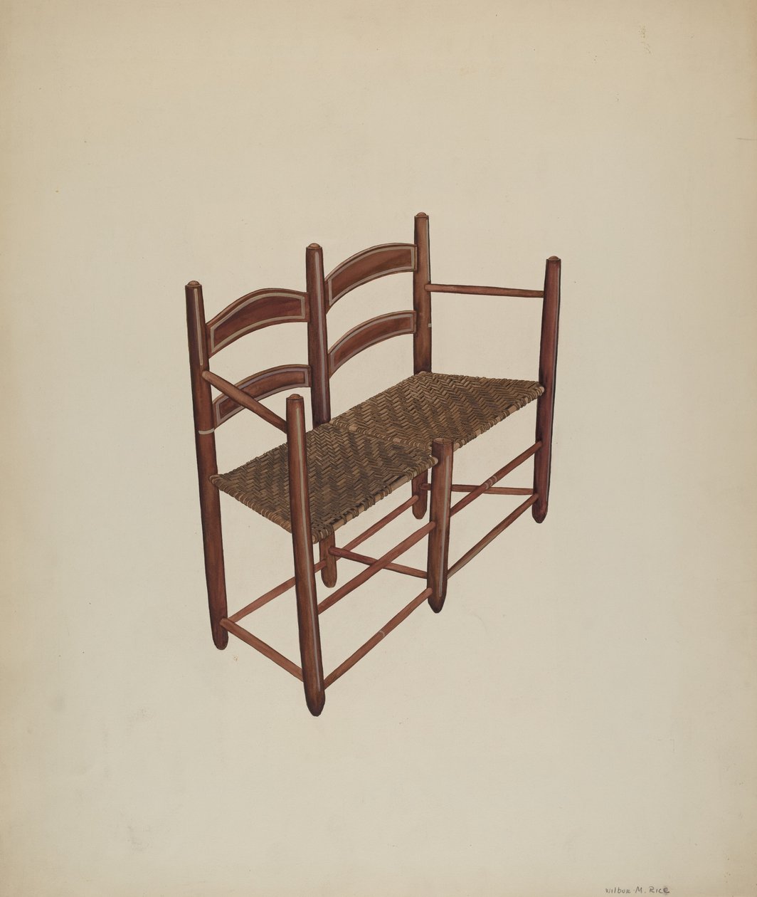 كرسي عربة الثور ، c. 1939. بواسطة ويلبر إم رايس