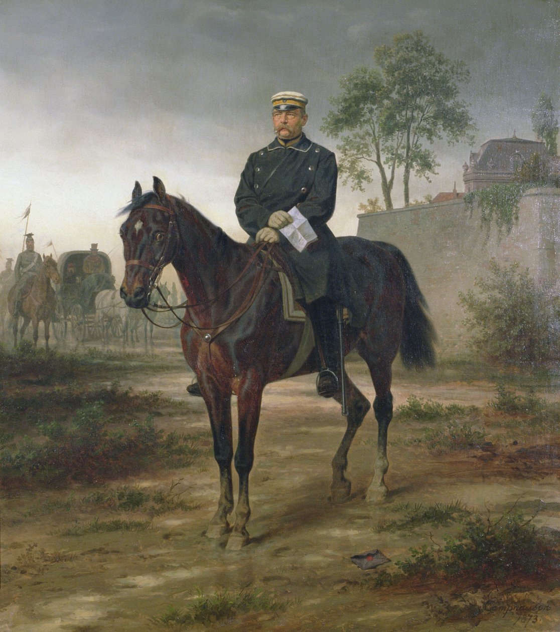 بسمارك قبل باريس ، 1873 بواسطة فيلهلم كامبهاوزن