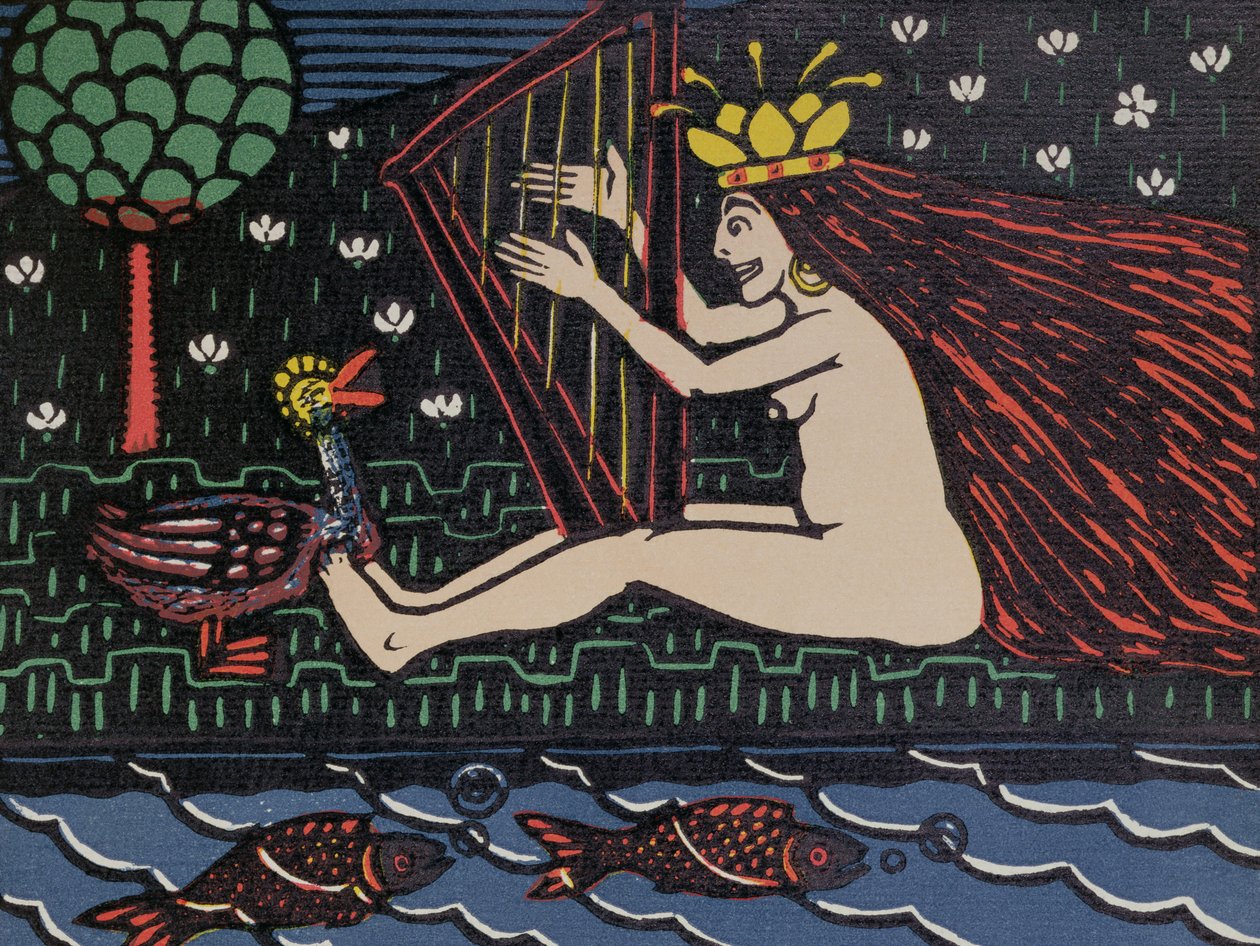 الساحرة ، c.1900 (طباعة) بواسطة فيلهلم لاج