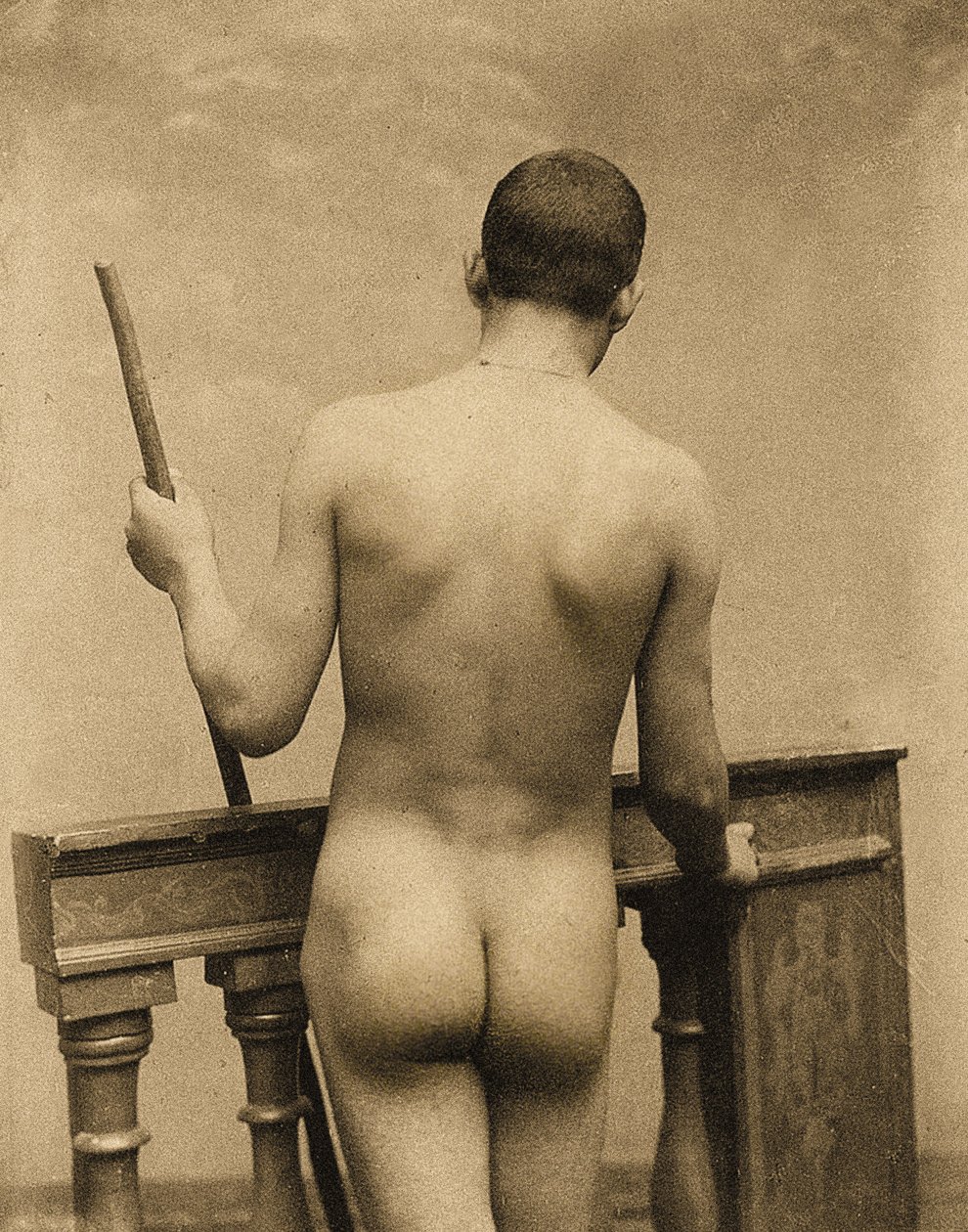 دراسة ذكر عارية ، صقلية ، C.1900 بواسطة البارون فيلهلم فون جلودين