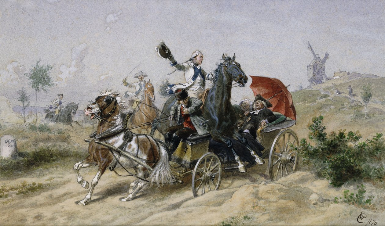 مكالمة قريبة ، 1870 بواسطة فيلهلم كامبهاوزن
