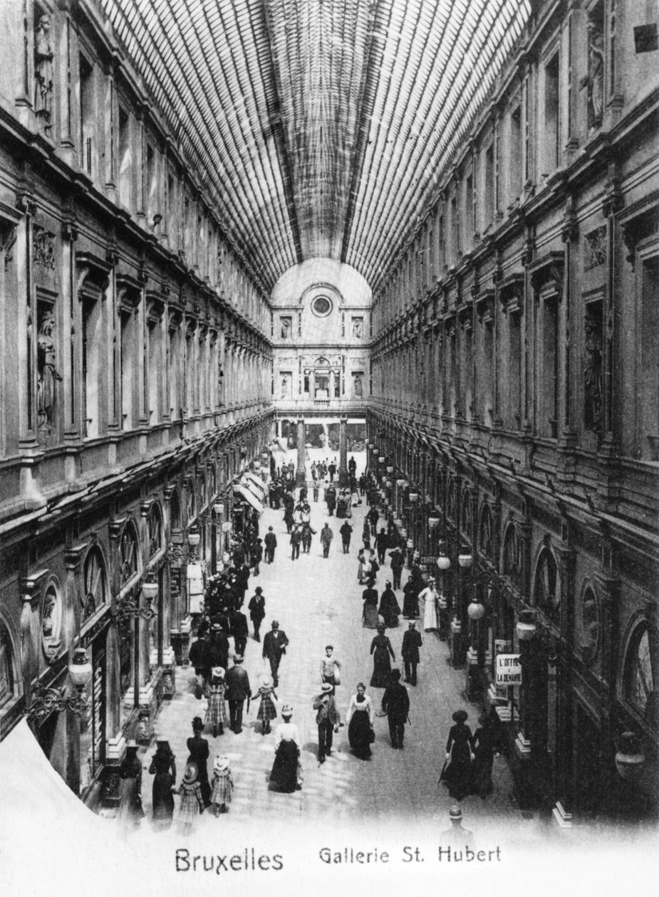 معرض سانت هوبرت في بروكسل ، c.1900 بواسطة فيلهلم هوفمان