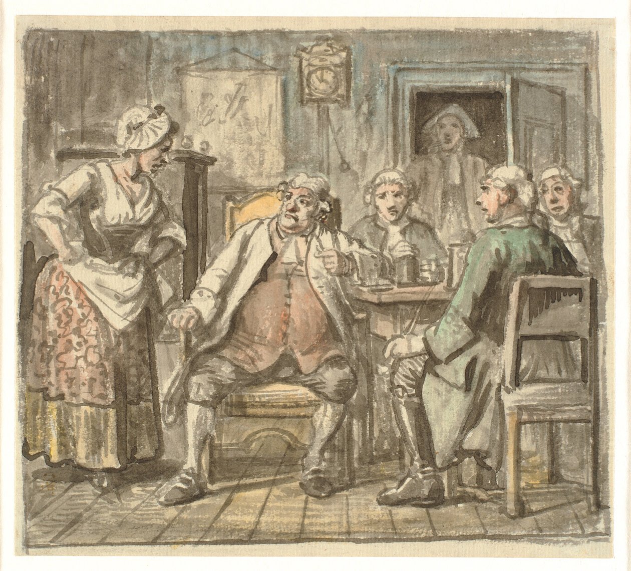 كوليجيوم بوليتيكوم. من فيلم Ludvig Holberg's The Political Tinker ، الفصل الأول ، المشهد الثاني. بواسطة فيلهلم مارستراند