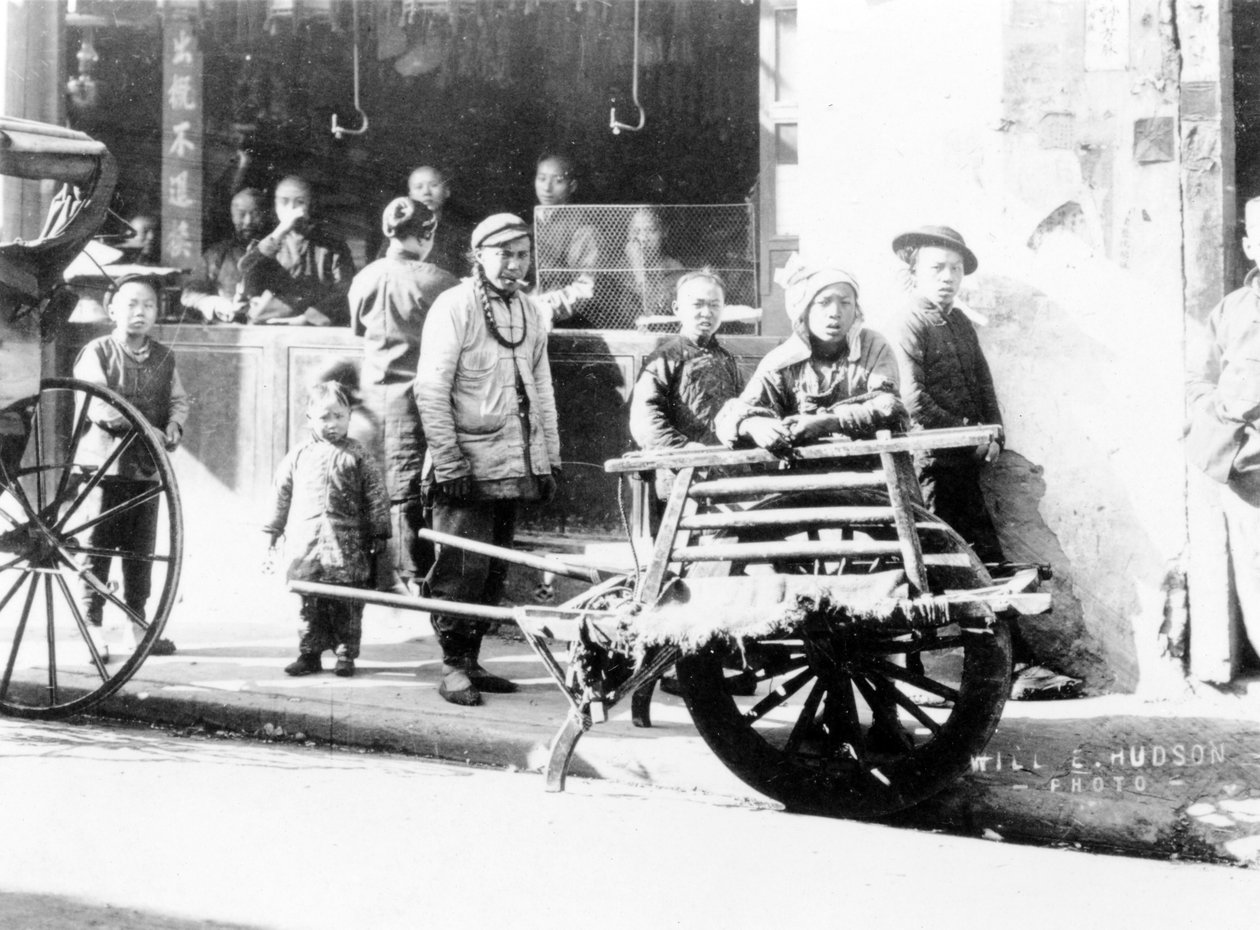 عربة يدوية ، الصين ، c.1905-7 (صور من وزن الجسم) بواسطة ويل E. هدسون