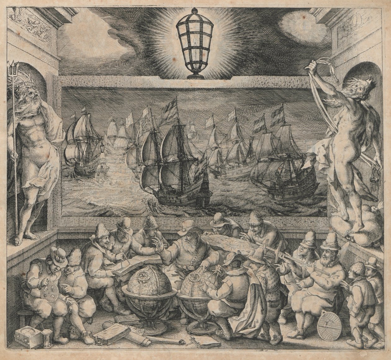 صورة من دليل الإبحار "Light of the Zeevaert" بواسطة فيليم جانزون بلاو