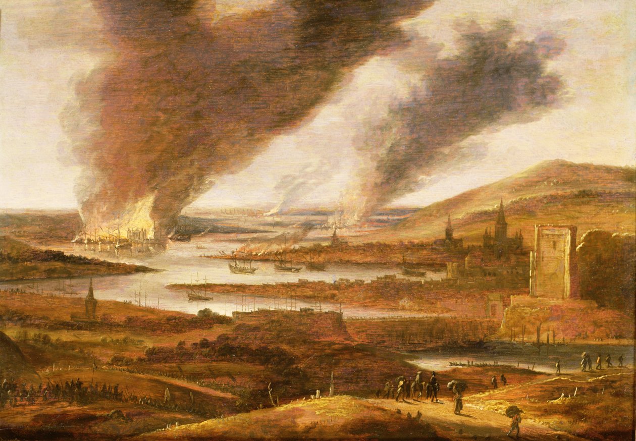 الهولنديون في ميدواي 1667 بواسطة ويليم شلينكس