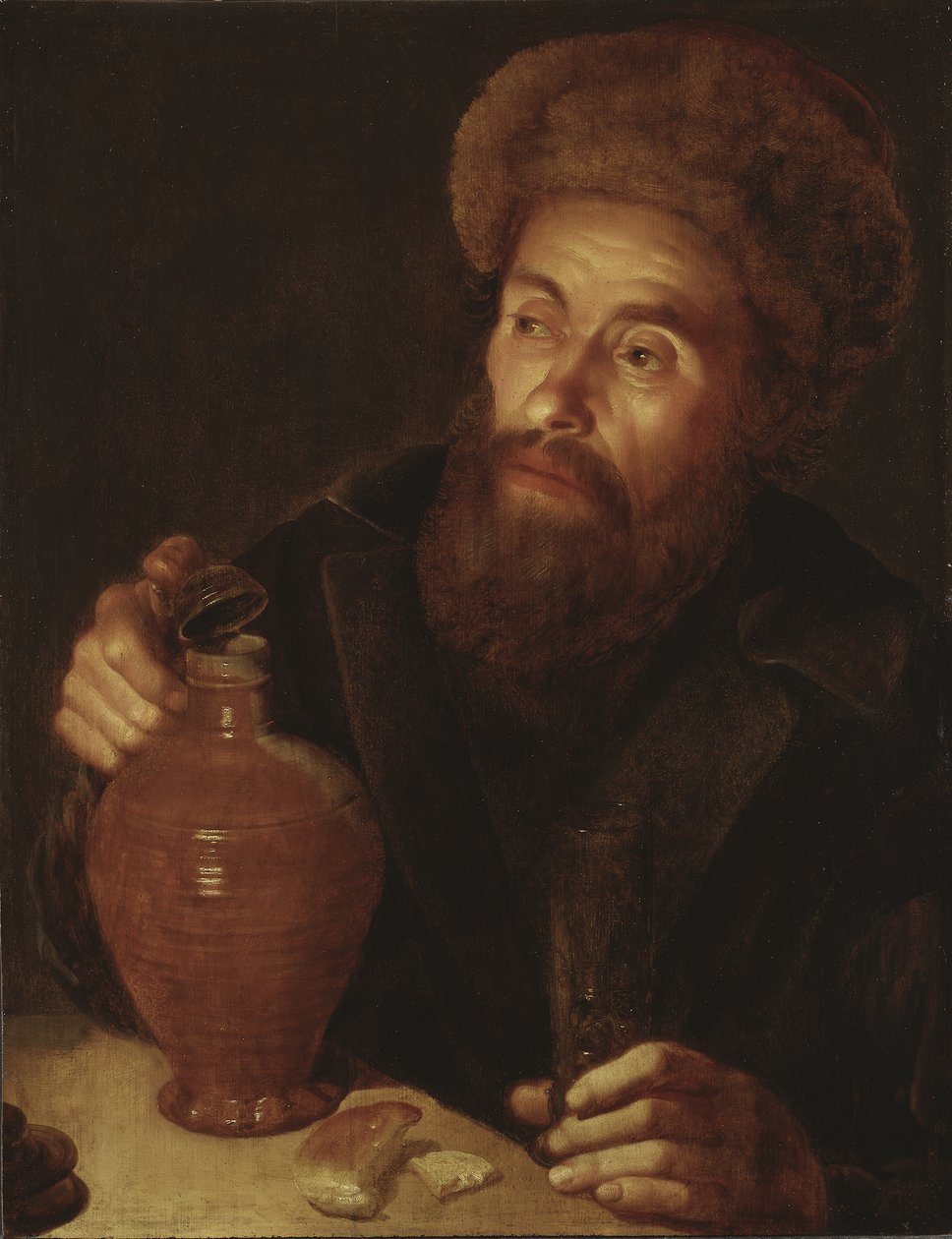عجوز مع إبريق بواسطة Willem van der Vliet