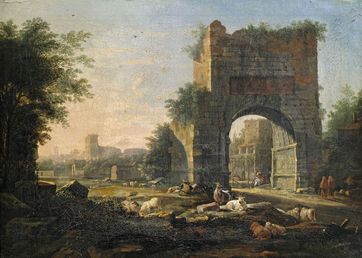 مزاج المساء الروماني بواسطة Willem van Bemmel