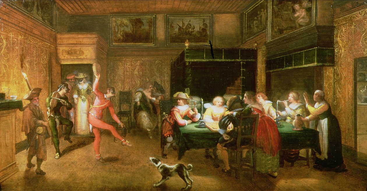 A Harlequin مسلية بواسطة فيليم أنتونيسون أنتونيس