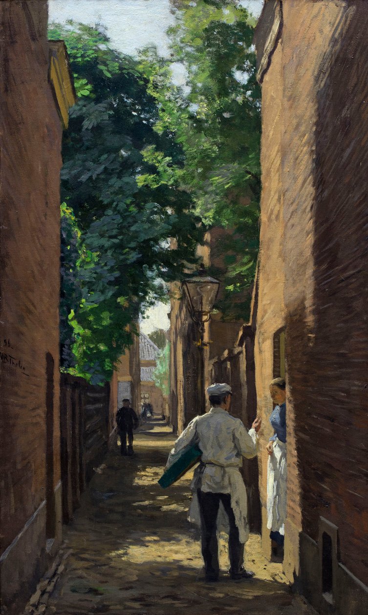 الزقاق 1896. بواسطة ويليم باستيان ثولين