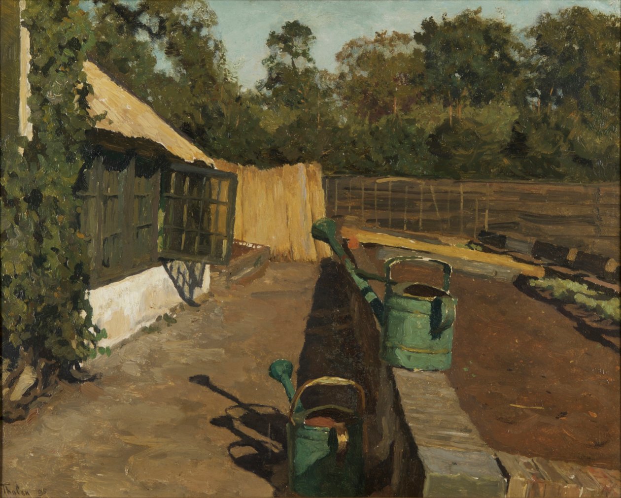 حديقة الخضروات في Ewijkshoeve ، 1895. بواسطة ويليم باستيان ثولين