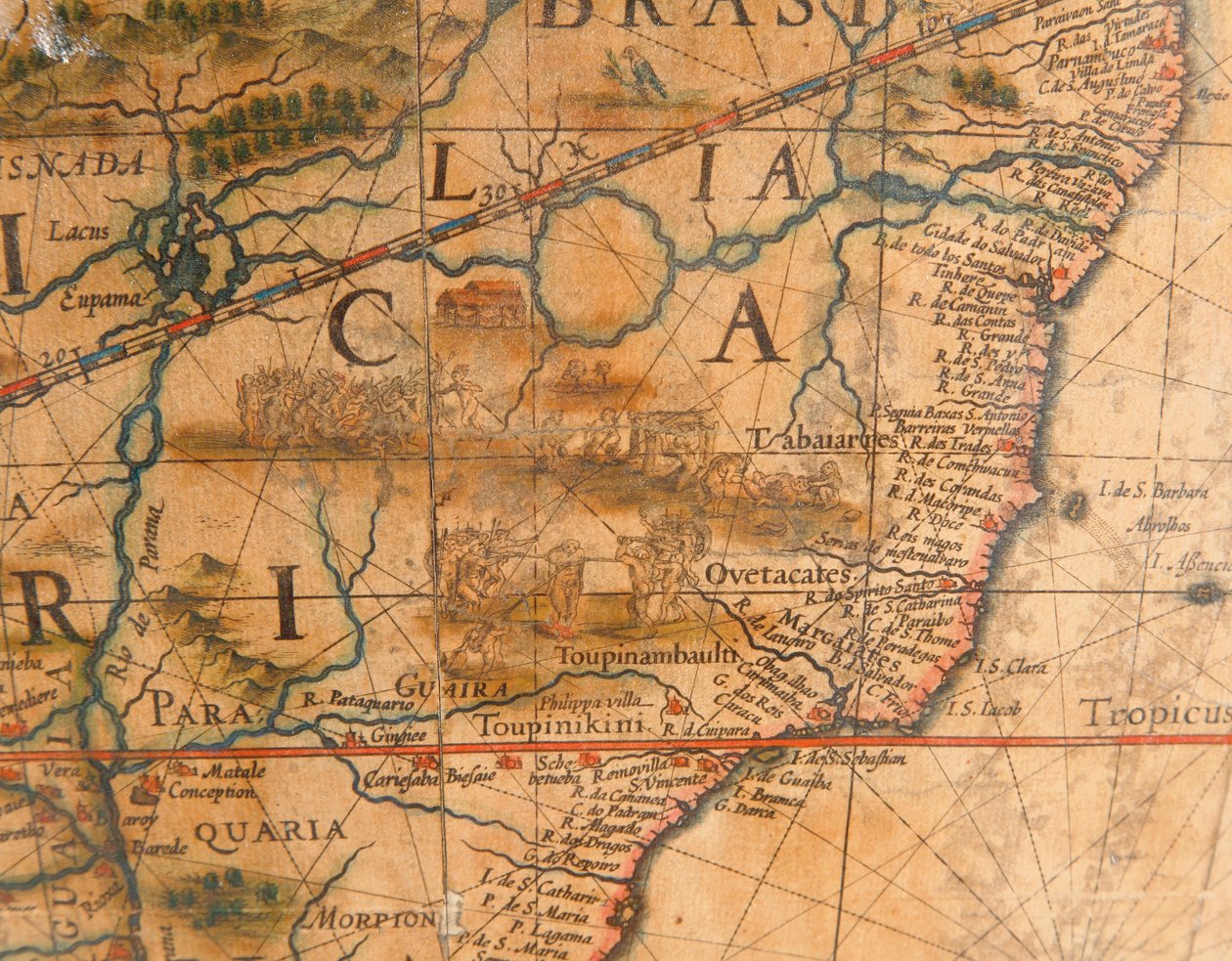 زوج كبير من الكرات المكتبية ، الأرضية 1645-48 ، السماوية بعد عام 1630 بواسطة ويليم بلاو