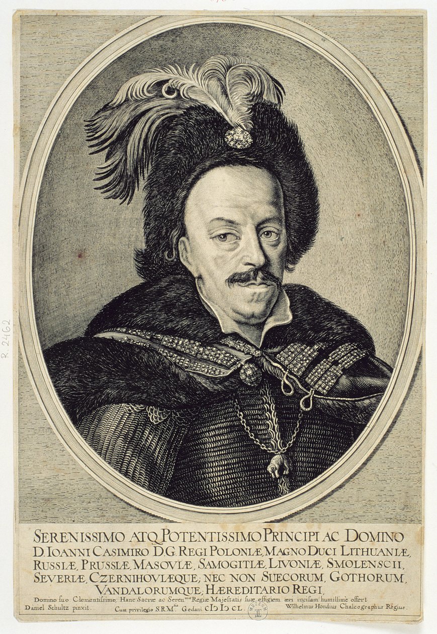 جون كاسيمير فاسا (1609-72) 1650 بواسطة ويليم هونديوس
