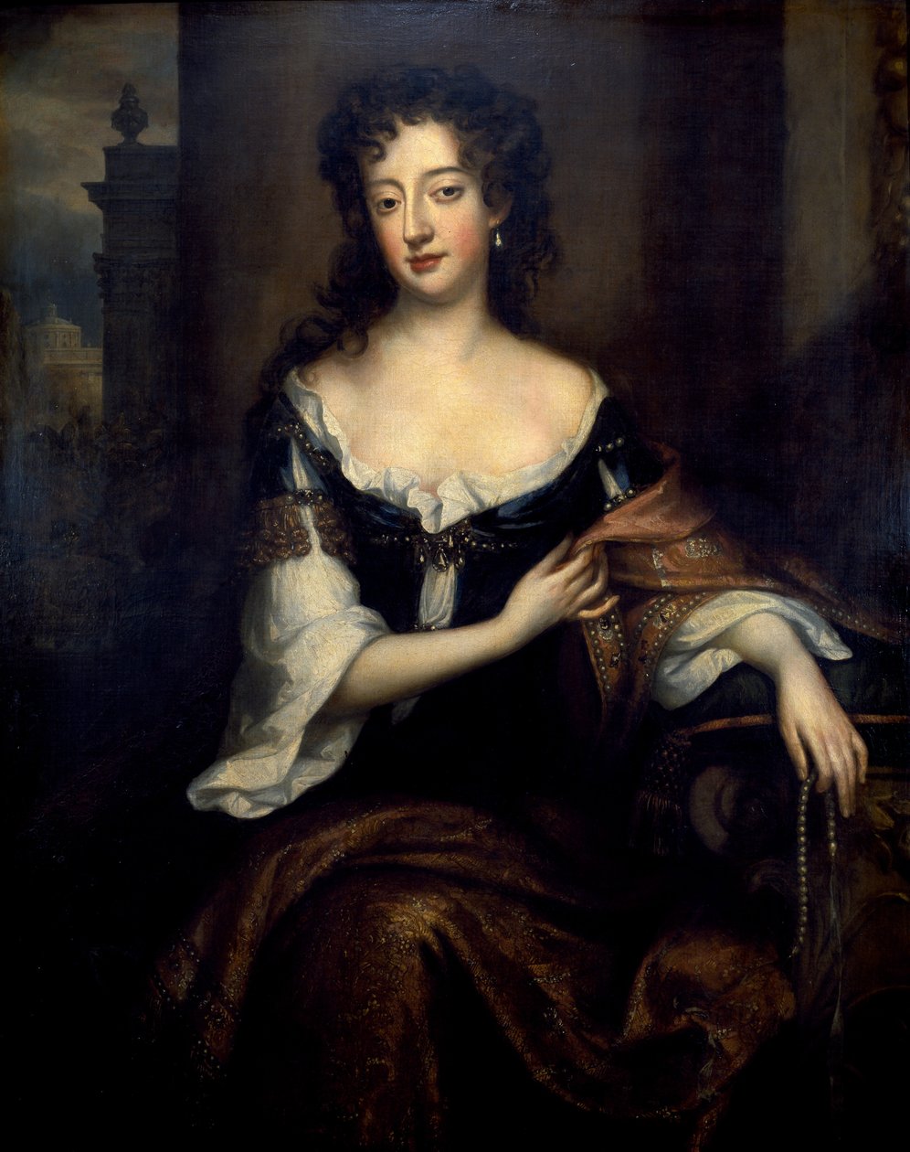 Portrait of Mary Butler, Duchess of Devonshire (oil on canvas) بواسطة ويليم ويسينج